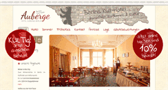 Desktop Screenshot of hotel-auberge.de