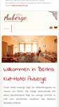 Mobile Screenshot of hotel-auberge.de